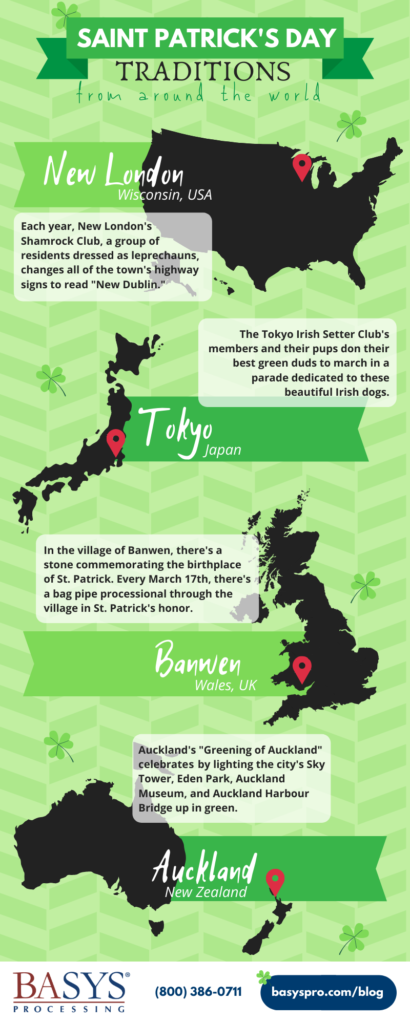 St Patrick's Day Traditions Infographic