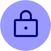 Lock purple