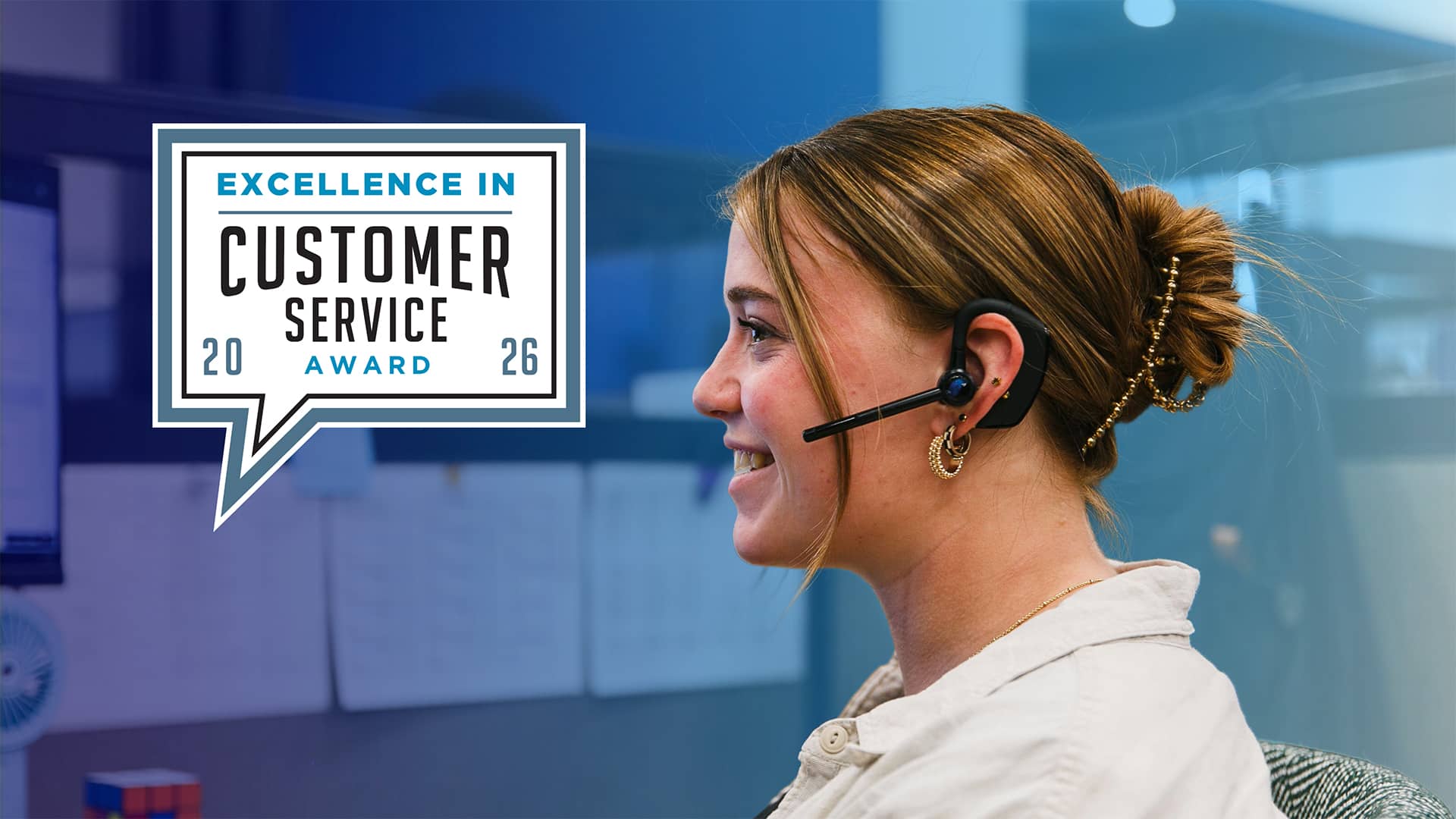 Home excellence in customer service award